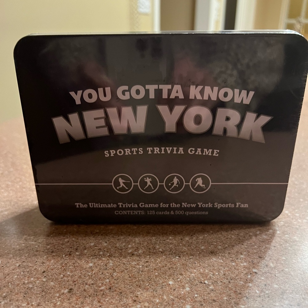 NWT. You Gotta Know NEW YORK Sports Trivia Game.